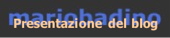 Presentazione del blog