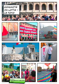 Comunità in lotta - Le foto delle manifestazioni