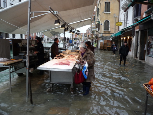 Venezia, acqua alta