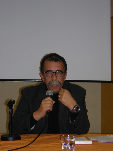 Il giornalista Sandro Ruotolo all'espace populaire